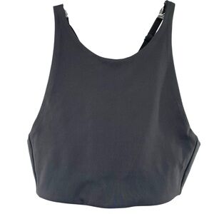 Girlfriend Collective Topanga Gray Sports Bra